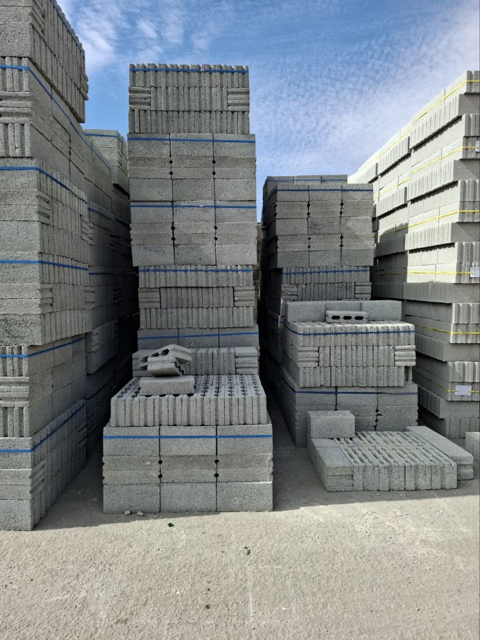  طابوق بجميع المقاسات  